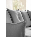 Miuform Siva sklopiva kutna garnitura od samta (s desnim kutom) Lazy Lukka – | shoptok.hr