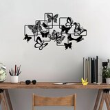 Wallity Zidna dekoracija Leptiri - L, 70 x 40 cm, Crna | Eponuda.ba
