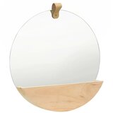  Zidno ogledalo od masivne borovine 35 cm | shoptok.hr