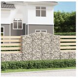 vidaXL Lučne gabionske košare 18kom 200x50x160/180cm pocinčano željezo Cijene