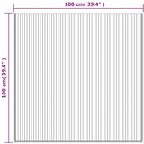  Četvrtasti tepih svijetli prirodni 100 x 100 cm od bambusa | shoptok.hr