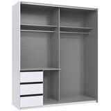 Modern Living Omara Z Drsnimi Vrati Adria, Bela, Barva Grafita | Shoptok.si