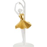 Mauro Ferretti Bijela/u zlatnoj boji stolna lampa s tekstilnim sjenilom (visina 64 cm) Dancer – | shoptok.hr