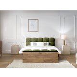 Bobochic Paris Zelena oblazinjena zakonska postelja z letvenim dnom 180x200 cm Kumo – | Shoptok.si