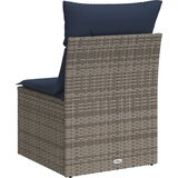  Vrtni kauč s jastukom Siva 55 x 62 x 69 cm poliratan | shoptok.hr