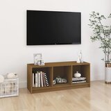 Furnova TV omarica medeno rjava 104x33x41 cm trdna borovina, (21922866) Cene
