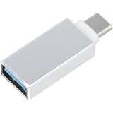 OTG On-The-Go USB adapter USB Type-C 3.0 - srebrni | Shoptok.si