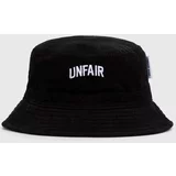 Unfair Athletics klobuk iz rebrastega žameta , črna barva