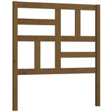  Posteljno vzglavje medeno rjavo 106x4x104 cm trdna borovina, (20643063) | Shoptok.si