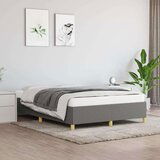  Posteljni okvir temno siv 140x200 cm blago, (20723548) | Shoptok.si