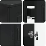  Set kupaonskih ormara od 2 dijela UTRECHT Crna | shoptok.hr