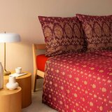 Bassetti POSTELJNINA 140/200 cm saten rdeča | Shoptok.si