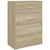  Komoda 2 kom boja hrasta sonome 60x31x84 cm konstruiranog drva Smeđa | Shoptok.si