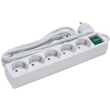 razvodnik sa 5 mesta 3m 1.5mm2 + prekidač