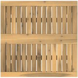  Stolić za kavu Bijela 60 x 60,5 x 36 cm Čvrsto drvo akacije | shoptok.hr