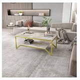 Woody Fashion flora - gold, white goldwhite coffee table Cene