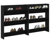  Ormar za cipele s policom 2 pcs Crni hrast 86 x 18 x 90 cm | shoptok.hr