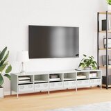 TV ormarić bijeli 202x39x43,5 cm hladno valjani čelik | Eponuda.com
