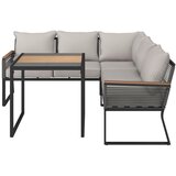 Bessagi Garden Lounge Garnitura Sonora, Svetlo Siva | Shoptok.si