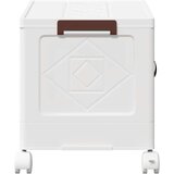 vidaXL Složiva kutija za pohranu s kotačima 28 L 48,5x29,5x33 cm | shoptok.hr