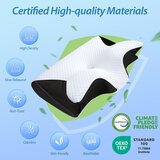 HOMCA 2-v-1 Ergonomski Ortopedski Vzglavnik iz Spominske Pene | Shoptok.si