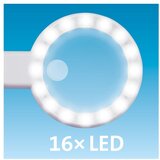 Extol LED prigušiva punjiva lupa sa LED osvetljenjem/650 mAh bela/siva | Eponuda.com