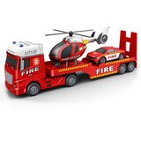  Veliki vatrogasni kamion transporter sa helikopterom i automobilom | Eponuda.com