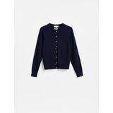 Reserved Vuneni kardigan - mornarsko plava | shoptok.hr