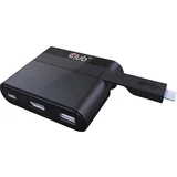 CSV-1534 USB/HDMI adapter [1x moški konektor USB-C - 1x ženski konektor HDMI, ženski konektor USB-C, ženski konektor USB 2.0 tipa a] črna 0.05, (20449915)