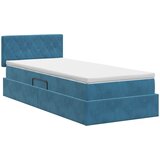  s od storage s uzglavljem Tamno plava 90 x 200 cm Baršun | shoptok.hr