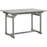  Vrtni blagovaonski stol (120-170) x 80 x 75 cm od drva bagrema | shoptok.hr