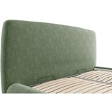 MID.YOU OBLAZINJENA POSTELJA 160 cm x 200 cm , les, tekstil, leseni material zelena | Shoptok.si