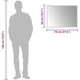  LED kupaonsko ogledalo s ogledalom *Transparent*an 70 x 50 cm | shoptok.hr