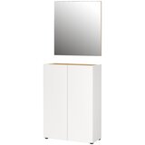 Germania Bijeli set za hodnik u dekoru hrasta 74x200x33 cm Alviano – | shoptok.hr