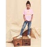Fruit Of The Loom Pink Cotton T-shirt Cene