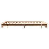 vidaXL Okvir kreveta bez madraca 140 x 190 cm od masivne borovine | shoptok.hr