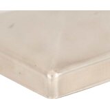  Piramidalni poklopci za stupove ograde 6 kom čelični 101x101 mm | shoptok.hr