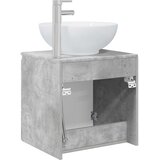  Umivaonik s policom Betonska siva 49,5 x 44,5 x 65 cm | shoptok.hr