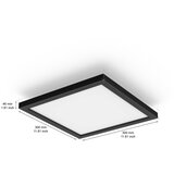 Philips LED prigušiva stropna svetiljka Hue AURELLE LED/19W/230V 30x30 cm crna | Eponuda.com