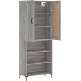  Visoka komoda siva sonome 69,5x34x180 cm od konstruiranog drva | shoptok.hr