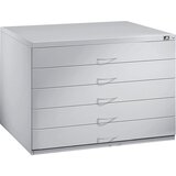 C+P Omara za risbe, DIN A0, 10 predalov, višina 760 mm, svetlo sive barve | Shoptok.si