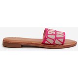 Boto Women's Flat Heel Flip Flops in Fuchsia by Traivea | shoptok.hr