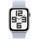 Apple Watch SE2 v3 Cellular 44mm Silver aluminium case with Blue Cloud sport loop pametna ura, (21681447) | Shoptok.si