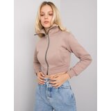 RUE PARIS Sweatshirt-RV-BL-7305.79-dark beige | Shoptok.si