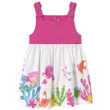 Mayoral Obleke 1924 Vestido punto Fuxia Rožnata u