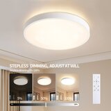  Brilagi - LED prigušiva. svetiljka GLASS POOL DOUBLE LED/80W/230V 60 cm bela + daljinski upravljač | Eponuda.com
