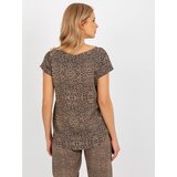Sublevel Blouse-D73771R10978Q-brown | shoptok.hr