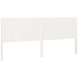 Maison Chic posteljno vzglavje - vzglavna omarica - nočna omarica belo 205,5x4x100 cm trdna borovina, (21706178) Cene