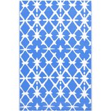 Furnova Zunanja preproga ARAKIL modra in bela 190x290 cm PP, (21930624) | Shoptok.si