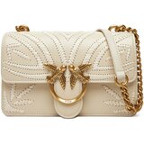 Pinko Ročna torba Love One Mini Cl PE 25 PLTT 100059 A2C3 Bela | Shoptok.si